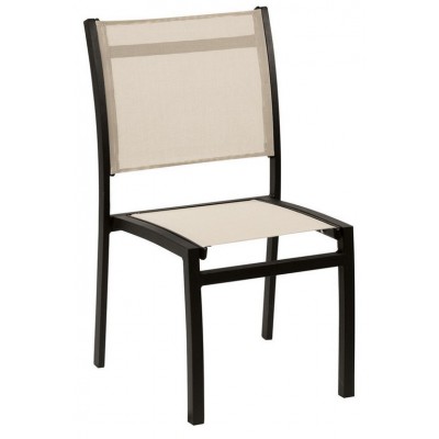 Στοιβαζόμενη Καρέκλα Αλουμινίου Με Textilene Ύφασμα 50 x 54 x 86(h)cm