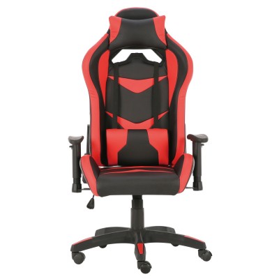 Καρέκλα Γραφείου Gaming ΑΙΜΙΛΙΑ Κόκκινο PVC 69x67x124-134cm