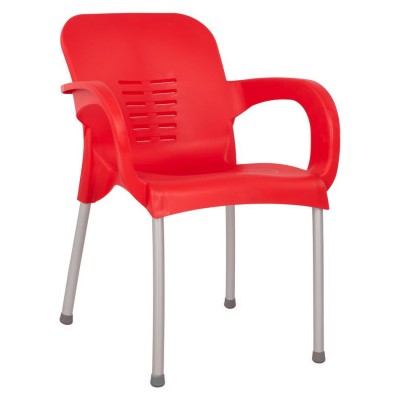 Καρέκλα Κήπου Eco Κόκκινο Ανακυκλωμένο PP 60x50x80xcm