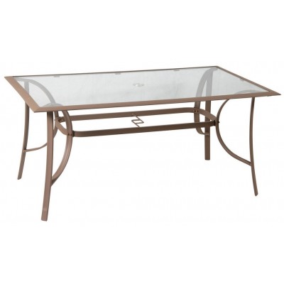 Μεταλλικό Παραλ/μο Τραπέζι Με Πλαίσιο Αλουμινίου 160 x 90x75cm