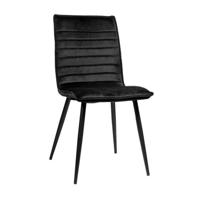 Καρέκλα Roberta Μαύρο 45 x 58 x 90