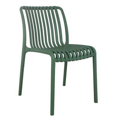 MODA Καρέκλα-Pro Στοιβαζόμενη PP - UV Protection, Απόχρωση Πράσινο