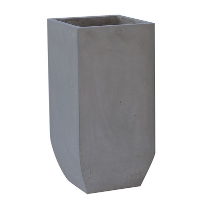 FLOWER POT-1 Cement Grey 35x35x80cm