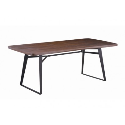 Τραπέζι μεταλλικό 200Χ90X75cm με ξύλινο καπάκι 5020