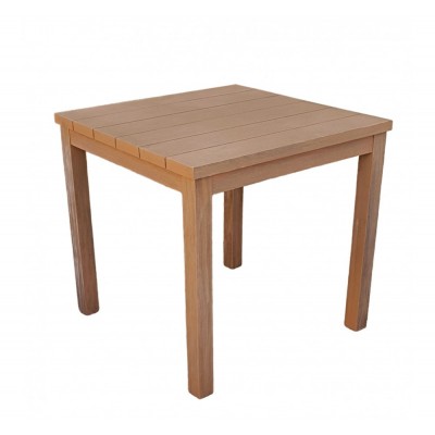 Garment ξύλινο τραπέζι :80x80x76cm καρυδί