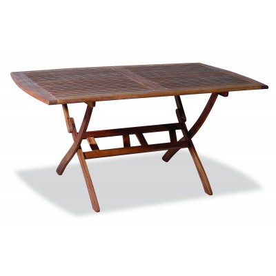 Ξύλινο Παραλ/μο Πτυσσόμενο Τραπέζι Acacia 150 x 85 72cm