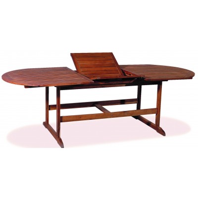 Ξύλινο Επεκτεινόμενο Τραπέζι Acacia Wood 150 + 50 = 200 x 90 x 72cm