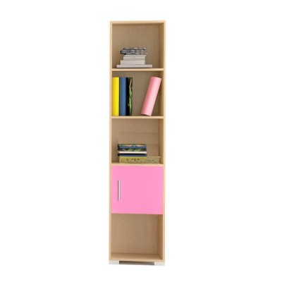 Βιβλιοθήκη παιδική 40cm δρυς-ροζ