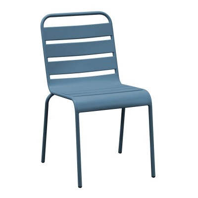 BRIO Καρέκλα-Pro Στοιβαζόμενη Μέταλλο Βαφή Sandy Blue 5415C