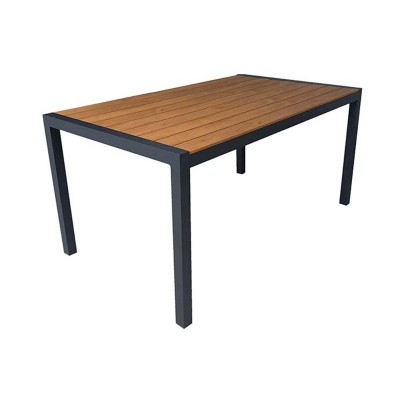 Ferrara II τραπέζι αλουμινίου 150x90x74cm