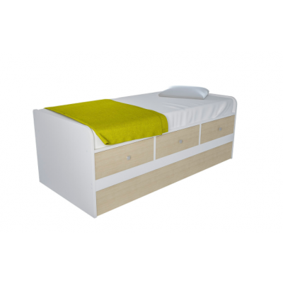 Υπερυψωμένο κρεβάτι STIMO AFS ΠxYxB: 97x77x207cm