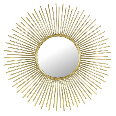 Καθρέπτης ArteLibre Χρυσό Μέταλλο 75.5x3.5x75.5cm