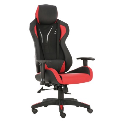 Καρέκλα Γραφείου Gaming ΑΝΔΡΟΜΑΧΗ Κόκκινο PVC/PU 67x65x123-131cm