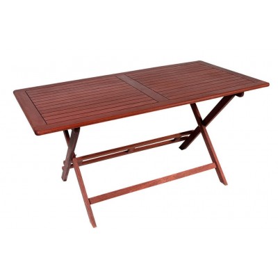 Ξύλινο ,Παραλ/μο Πτυσσόμενο Τραπέζι Red Shorea 150 x 80 x 75(h)cm ΚΕΡΑΣΙ