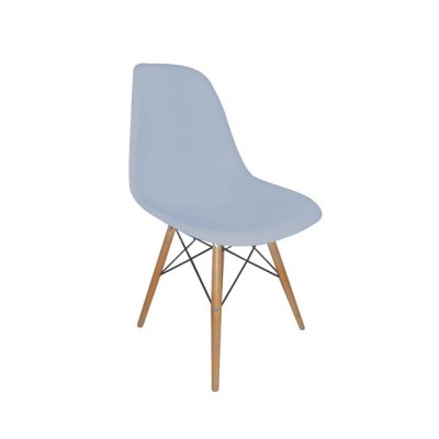 ART Wood Καρέκλα Τραπεζαρίας - Κουζίνας, Πόδια Οξιά, Κάθισμα PP Γκρι - 1 Step K/D - Pro