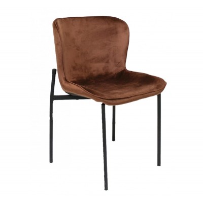 STEAM Καφέ καρέκλα μεταλλική 46x43x76cm