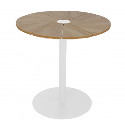 Kieras τραπέζι μεταλλικό zinc βαφή Ø70x72cm