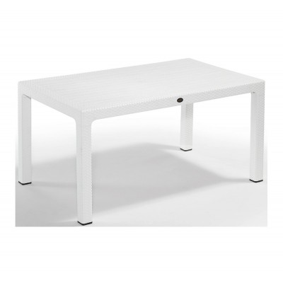 Defence 150 τραπέζι λευκό χωρίς τζάμι 150x90x75cm