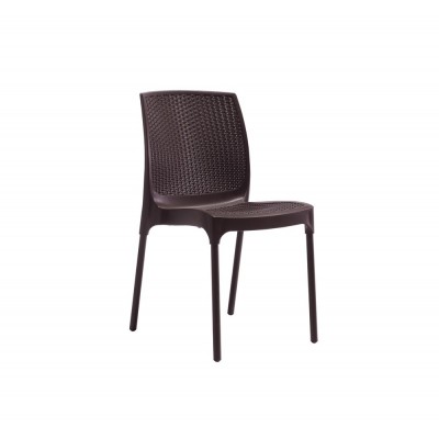 Parker καρέκλα Καφέ 58x55x89(45)cm