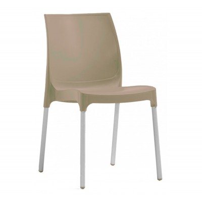 Norman καρέκλα αλουμινίου Sand 42x58x84
