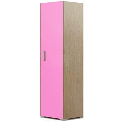 Μονόφυλλη ντουλάπα ροζ
