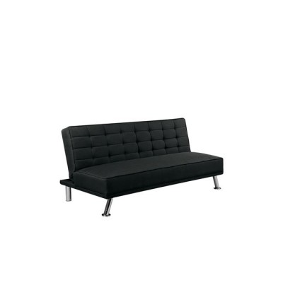 EUROPA Καναπές - Κρεβάτι Σαλονιού Καθιστικού, Ύφασμα Μαύρο