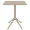 SKY TAUPE 60Χ60X74εκ. ΤΡΑΠΕΖΙ ΠΤΥΣ/ΝΟ ΠΟΛ/ΝΙΟΥ