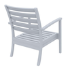 ARTEMIS XL SILVER GREY ΠOΛΥΘΡΟΝΑ ΠΟΛ/ΝΙΟΥ 71x76xH89cm