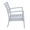 ARTEMIS XL SILVER GREY ΠOΛΥΘΡΟΝΑ ΠΟΛ/ΝΙΟΥ 71x76xH89cm