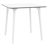 MAYA 80Χ80Χ75εκ. WHITE ΤΡΑΠΕΖΙ HPL LAMINATE