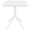 PARIS WHITE 70X70X74εκ. ΤΡΑΠΕΖΙ ΠΟΛ/ΝΙΟΥ