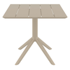 PARIS TAUPE 80X80X74εκ. ΤΡΑΠΕΖΙ ΠΟΛ/ΝΙΟΥ