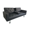 REST/ARMS BLACK PU ΚΑΝΑΠΕΣ-ΚΡΕΒΑΤΙ 188X88εκ.