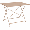 MAYO ΤΡΑΠΕΖΙ ΠΤΥΣΣΟΜΕΝΟ TAUPE 110x70χ72cm