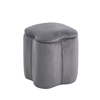 FIONA ΣΚΑΜΠΟ VELVET GREY ΜΕ ΑΠΟΘ. ΧΩΡΟ 30X30X34εκ.