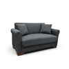 VAVEL DARK GREY ΥΦΑΣΜΑ 2ΘΕΣΙΟΣ ΚΑΝΑΠΕΣ/ΚΡΕΒΑΤΙ ΜΕ ΑΠΟΘ.ΧΩΡΟ 156Χ85Χ80εκ.