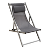 DEVIN ΣΕΖΛΟΝΓΚ GREY ΑΛΟΥΜΙΝΙΟΥ 58X95-102X78-95εκ.
