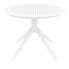 Sky Mini Πλαστικό Τραπέζι White Φ60x45 εκ.