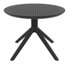 Sky Mini Τραπεζάκι Πολυπροπυλενίου Black Φ60x45 cm