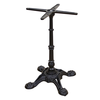 Vela Four-Legged Madrone Base with Levelers Black 57x57x72 cm