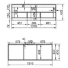 BEAT TV STAND SONOMA 131x47x47