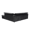 MONSERAT ΚΑΝΑΠΕΣ ΚΡΕΒΑΤΙ ΓΩΝΙΑ ΔΕΞΙΑ ΑΝΘΡΑΚΙ 254x224x90cm