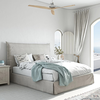 FAB Κρεβάτι Ελληνικής Κατασκευής 210x180xH127cm (Για Στρώμα 160x200)