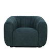 Ascot πολυθρόνα περιστρεφόμενη water green 99x83.5x72.5cm