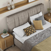 LINE L Κρεβάτι Ελληνικής Κατασκευής 220x184xH112cm (Για Στρώμα 160x200cm)