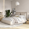 LINE S Κρεβάτι Ελληνικής Κατασκευής 220x184xH111cm (Για Στρώμα 160x200cm)