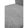 Kobi καρέκλα γκρι ανοιχτό μαύρο ματ 62.5x45.5x88cm