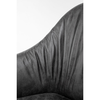 Tosca καρέκλα πολυθρόνα γκρι μαύρο ματ 62x63x90.5cm