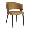 Arcus Καρέκλα Taupe Μαύρο 58.5x53.5x77cm