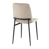 TESSERA ΚΑΡΕΚΛΑ BEIGE ΜΑΥΡΟ 54x44.5x87cm